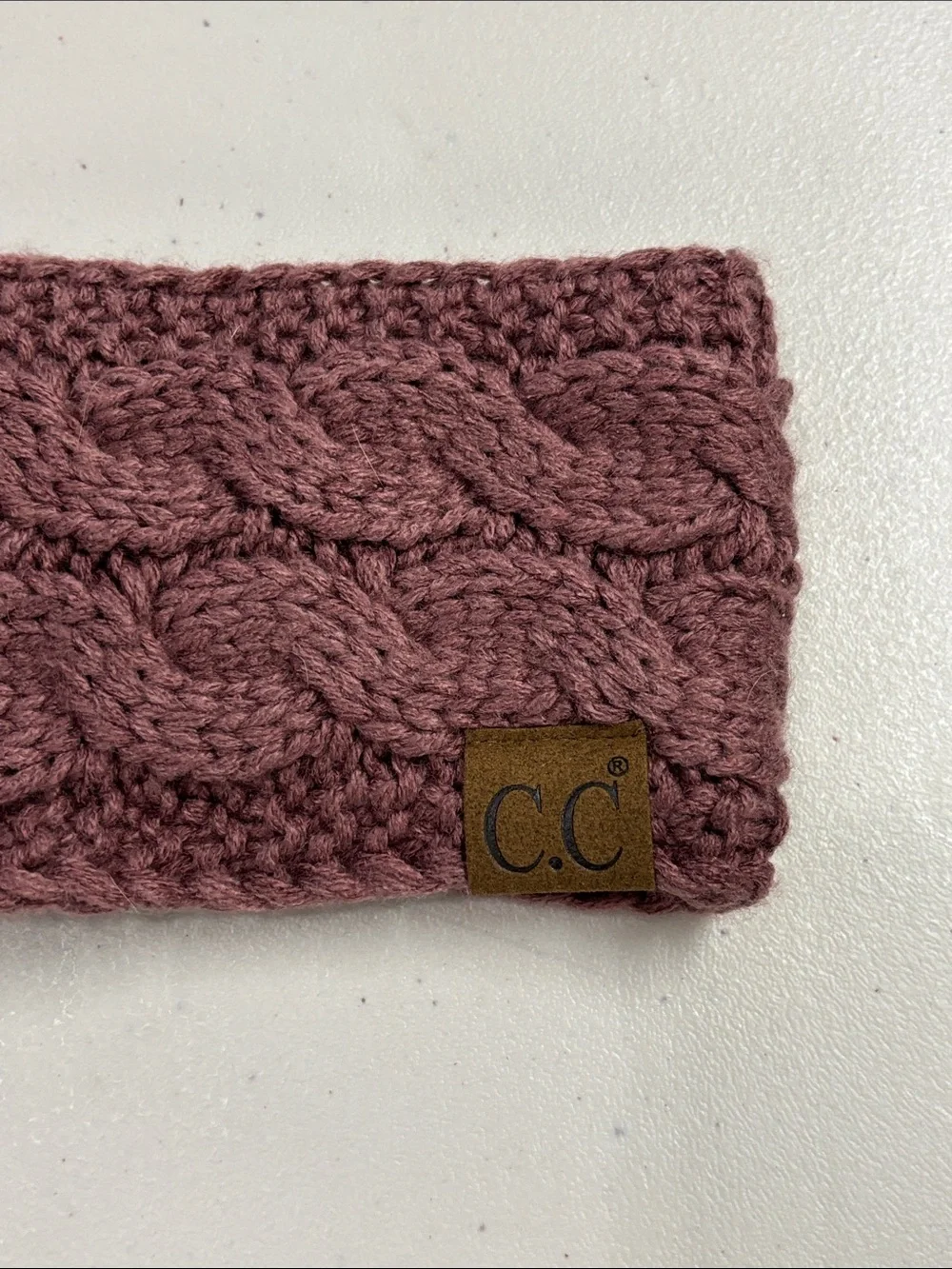 C.C Cable Knit Headband nwt fleece lined